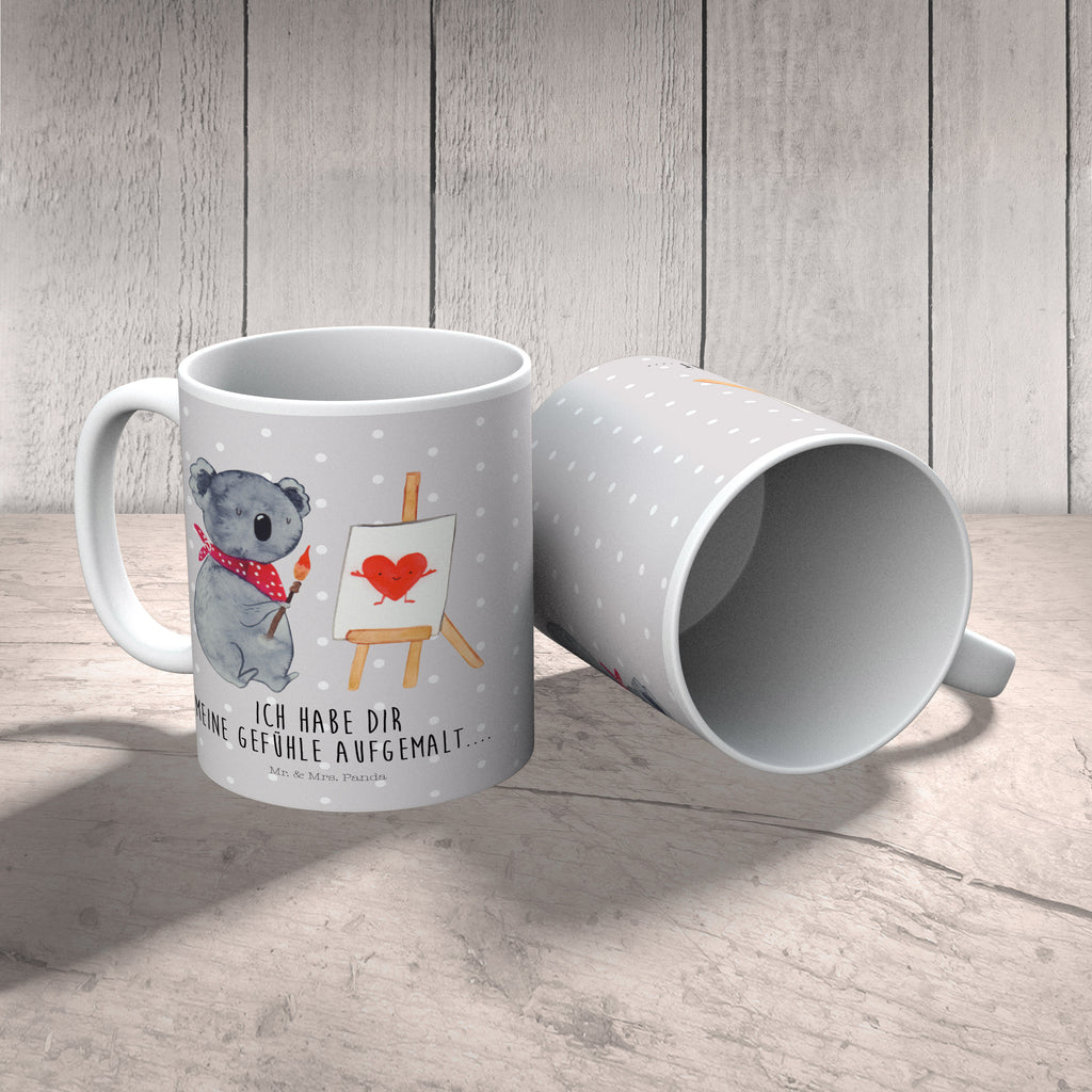 Kindertasse Koala Künstler Kunststoff Tasse, Kindergarten, Tasse, Trinkbecher, Camping Becher, Kaffeetasse, Kunststoffbecher, Kindergartenbecher, Outdoorgeschirr, Kunststoffgeschirr, Reisebecher, Reisetasse, Kinderbecher, Koala, Koalabär, Liebe, Liebensbeweis, Liebesgeschenk, Gefühle, Künstler, zeichnen