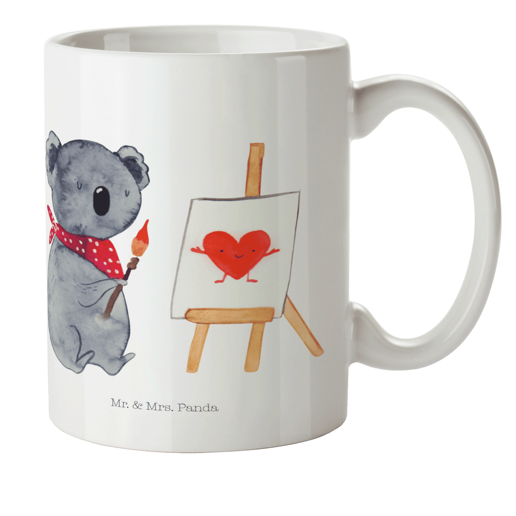 Kindertasse Koala Künstler Kunststoff Tasse, Kindergarten, Tasse, Trinkbecher, Camping Becher, Kaffeetasse, Kunststoffbecher, Kindergartenbecher, Outdoorgeschirr, Kunststoffgeschirr, Reisebecher, Reisetasse, Kinderbecher, Koala, Koalabär, Liebe, Liebensbeweis, Liebesgeschenk, Gefühle, Künstler, zeichnen