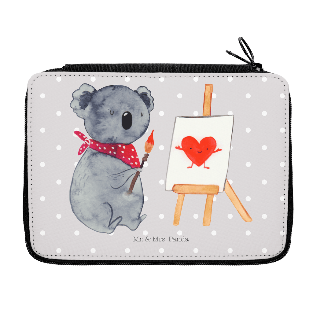 Federmappe Koala Künstler Federmappe, Stiftetasche, Stifte Etui, Schule, Einschulung, Geschenk, Kind, Schüler, Schülerin, Stifterolle, Federmäppchen, Motiv, Grundschule, Federmäppchen bedruckt, Büro Stifte Etui, Bestückte Federmappe, Kinder Federmappe, Federmappe Einschulung, Koala, Koalabär, Liebe, Liebensbeweis, Liebesgeschenk, Gefühle, Künstler, zeichnen