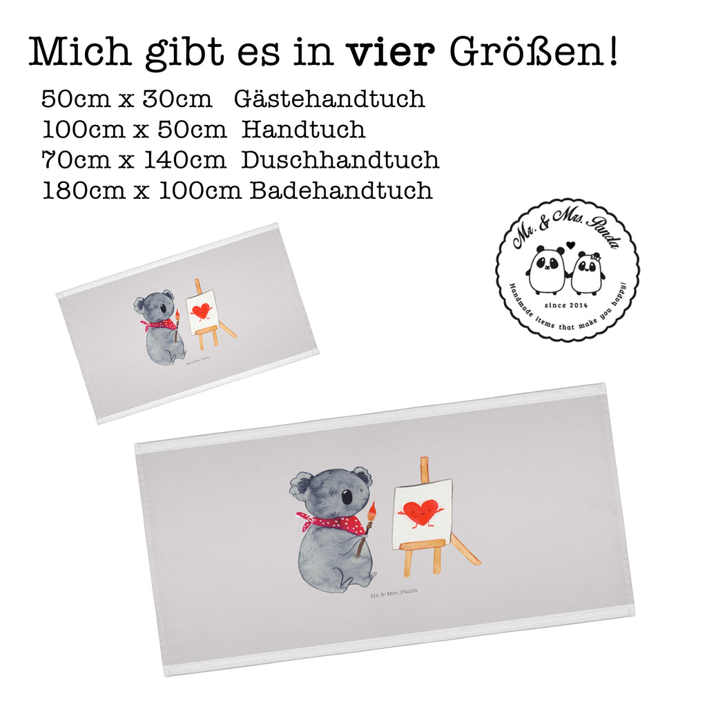50 x 100 Handtuch Koala Künstler Handtuch, Badehandtuch, Badezimmer, Handtücher, groß, Kinder, Baby, Koala, Koalabär, Liebe, Liebensbeweis, Liebesgeschenk, Gefühle, Künstler, zeichnen