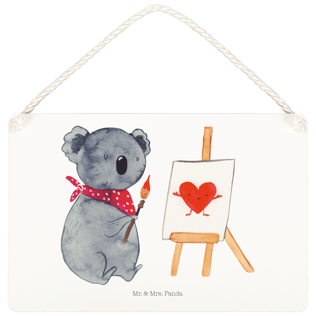 Deko Schild Koala Künstler Dekoschild, Deko Schild, Schild, Tür Schild, Türschild, Holzschild, Wandschild, Wanddeko, Koala, Koalabär, Liebe, Liebensbeweis, Liebesgeschenk, Gefühle, Künstler, zeichnen