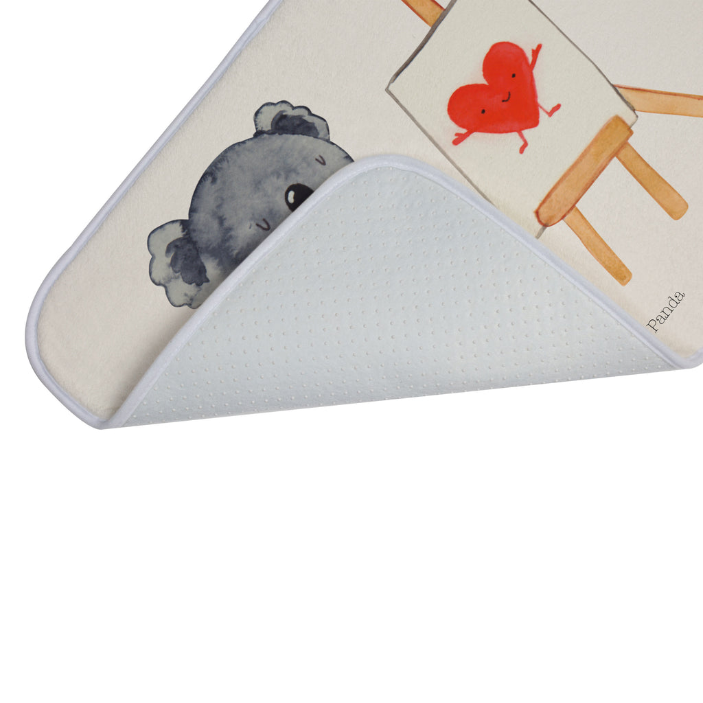 Badvorleger Koala Künstler Badematte, Badteppich, Duschvorleger, Badezimmerteppich, Badezimmermatte, Badvorleger, Duschmatte, Duschteppich, Koala, Koalabär, Liebe, Liebensbeweis, Liebesgeschenk, Gefühle, Künstler, zeichnen