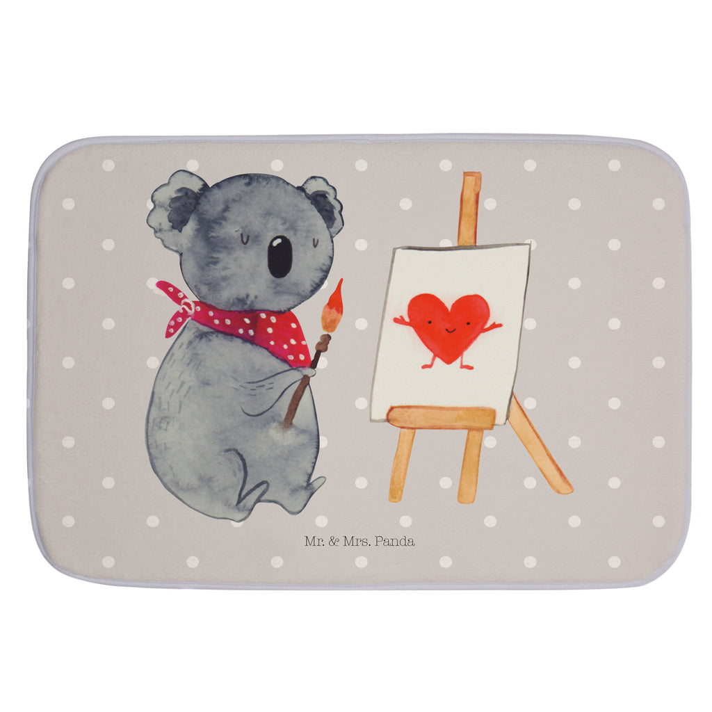 Badvorleger Koala Künstler Badematte, Badteppich, Duschvorleger, Badezimmerteppich, Badezimmermatte, Badvorleger, Duschmatte, Duschteppich, Koala, Koalabär, Liebe, Liebensbeweis, Liebesgeschenk, Gefühle, Künstler, zeichnen