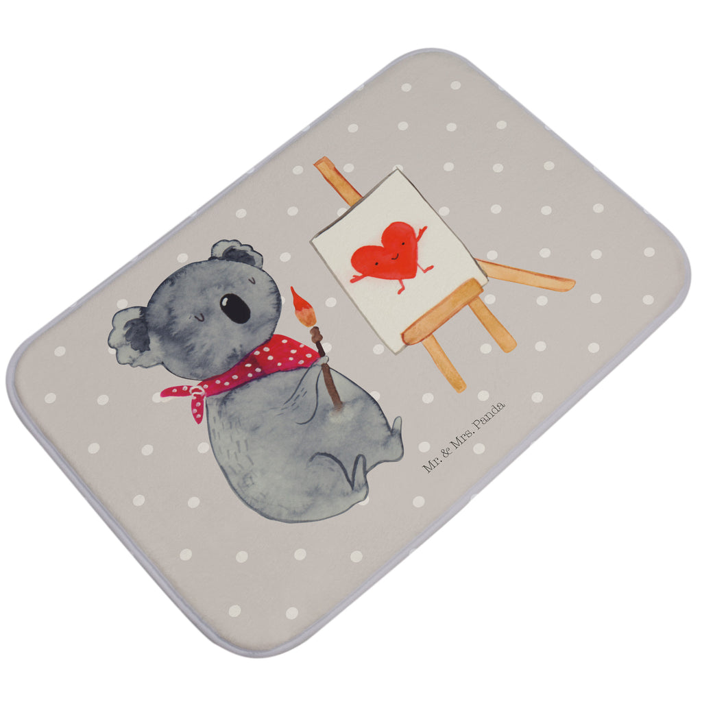 Badvorleger Koala Künstler Badematte, Badteppich, Duschvorleger, Badezimmerteppich, Badezimmermatte, Badvorleger, Duschmatte, Duschteppich, Koala, Koalabär, Liebe, Liebensbeweis, Liebesgeschenk, Gefühle, Künstler, zeichnen