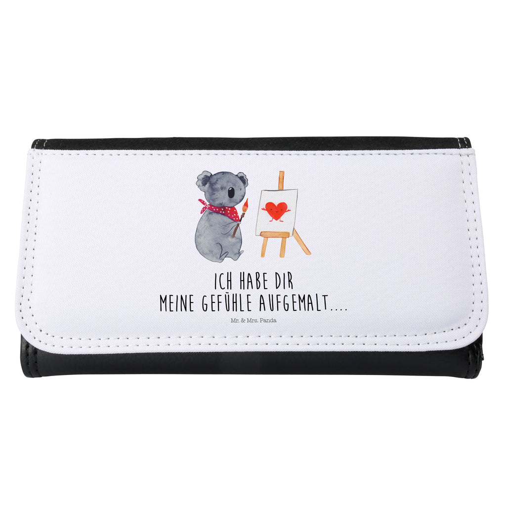 Damen Portemonnaie Koala Künstler Portemonnaie, Portemonee, Geldbörse, Damen, Groß, XXL, Geldbeutel, Portemonnaies, Koala, Koalabär, Liebe, Liebensbeweis, Liebesgeschenk, Gefühle, Künstler, zeichnen
