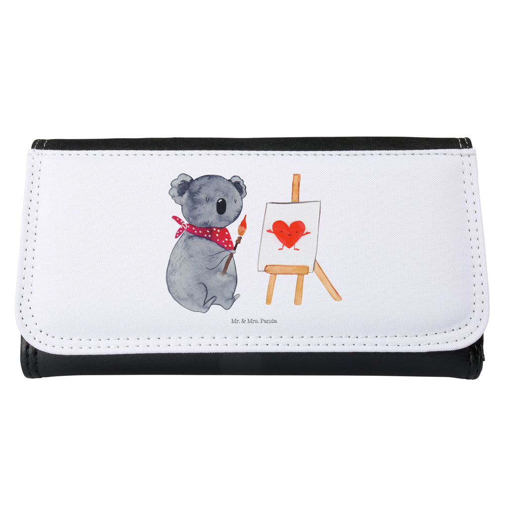 Damen Portemonnaie Koala Künstler Portemonnaie, Portemonee, Geldbörse, Damen, Groß, XXL, Geldbeutel, Portemonnaies, Koala, Koalabär, Liebe, Liebensbeweis, Liebesgeschenk, Gefühle, Künstler, zeichnen