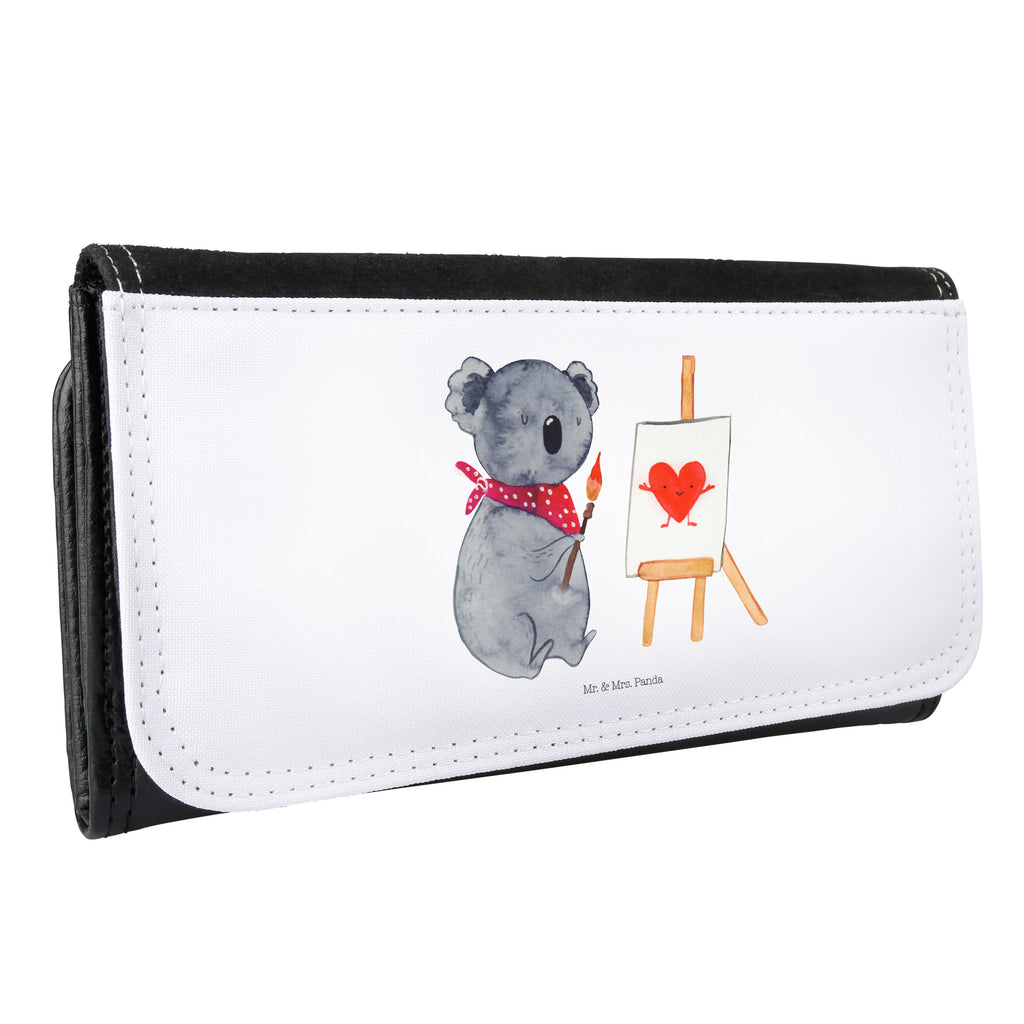 Damen Portemonnaie Koala Künstler Portemonnaie, Portemonee, Geldbörse, Damen, Groß, XXL, Geldbeutel, Portemonnaies, Koala, Koalabär, Liebe, Liebensbeweis, Liebesgeschenk, Gefühle, Künstler, zeichnen