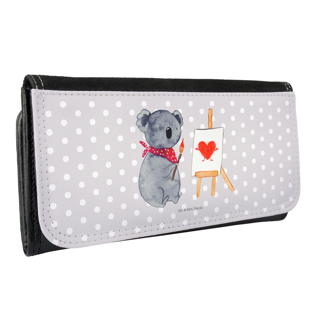 Damen Portemonnaie Koala Künstler Portemonnaie, Portemonee, Geldbörse, Damen, Groß, XXL, Geldbeutel, Portemonnaies, Koala, Koalabär, Liebe, Liebensbeweis, Liebesgeschenk, Gefühle, Künstler, zeichnen