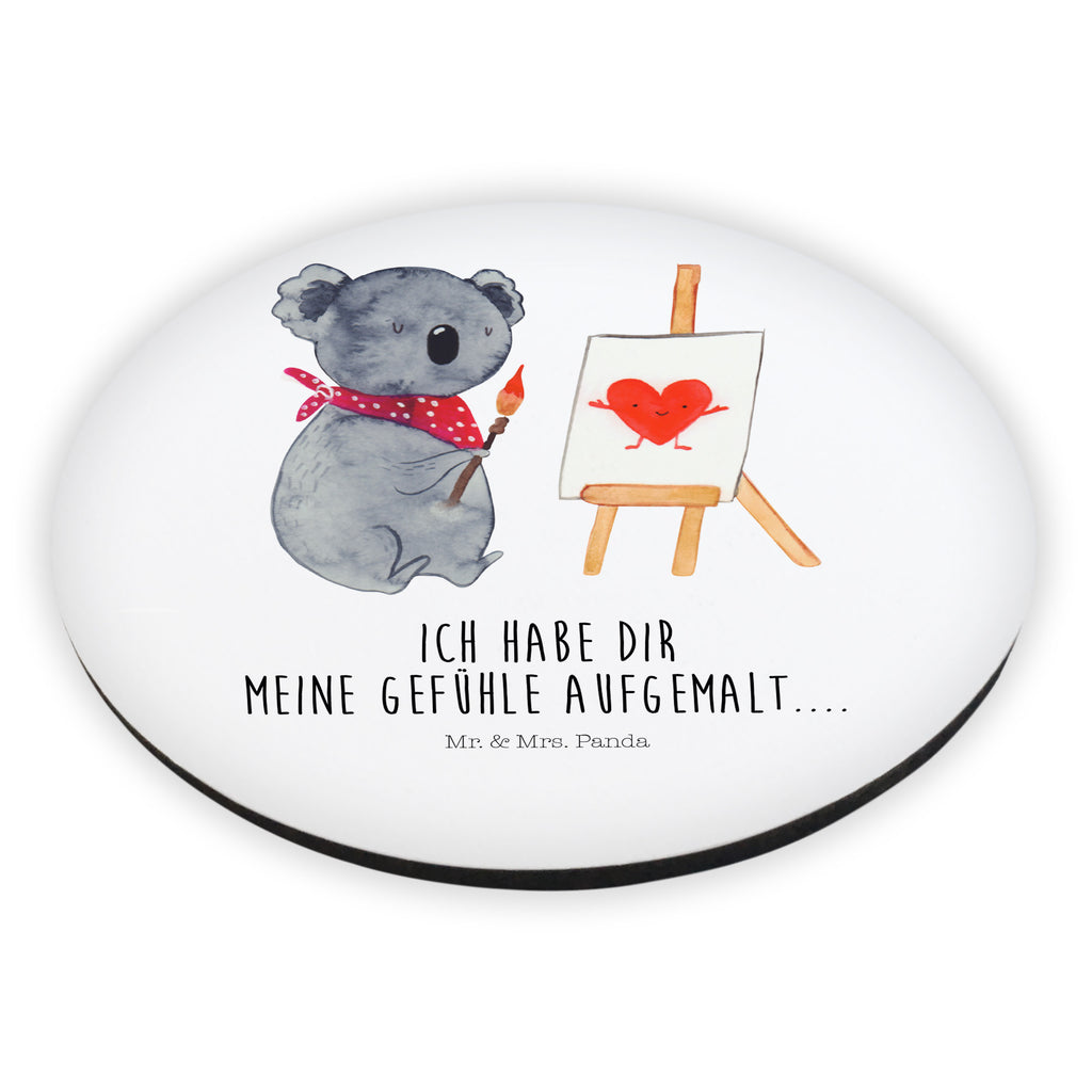 Rund Magnet Koala Künstler Kühlschrankmagnet, Pinnwandmagnet, Souvenir Magnet, Motivmagnete, Dekomagnet, Whiteboard Magnet, Notiz Magnet, Kühlschrank Dekoration, Koala, Koalabär, Liebe, Liebensbeweis, Liebesgeschenk, Gefühle, Künstler, zeichnen