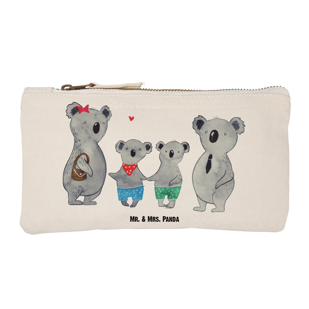 Schminktasche Koala Familie zwei Schminktasche, Kosmetiktasche, Kosmetikbeutel, Stiftemäppchen, Etui, Federmappe, Makeup, XXL, Schminketui, Kosmetiketui, Schlamperetui, Familie, Vatertag, Muttertag, Bruder, Schwester, Mama, Papa, Oma, Opa, Koala, Koalabär, beste Familie, Familienzeit, Familienleben, Koalafamilie, Lieblingsfamilie