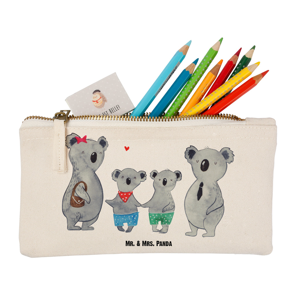 Schminktasche Koala Familie zwei Schminktasche, Kosmetiktasche, Kosmetikbeutel, Stiftemäppchen, Etui, Federmappe, Makeup, XXL, Schminketui, Kosmetiketui, Schlamperetui, Familie, Vatertag, Muttertag, Bruder, Schwester, Mama, Papa, Oma, Opa, Koala, Koalabär, beste Familie, Familienzeit, Familienleben, Koalafamilie, Lieblingsfamilie