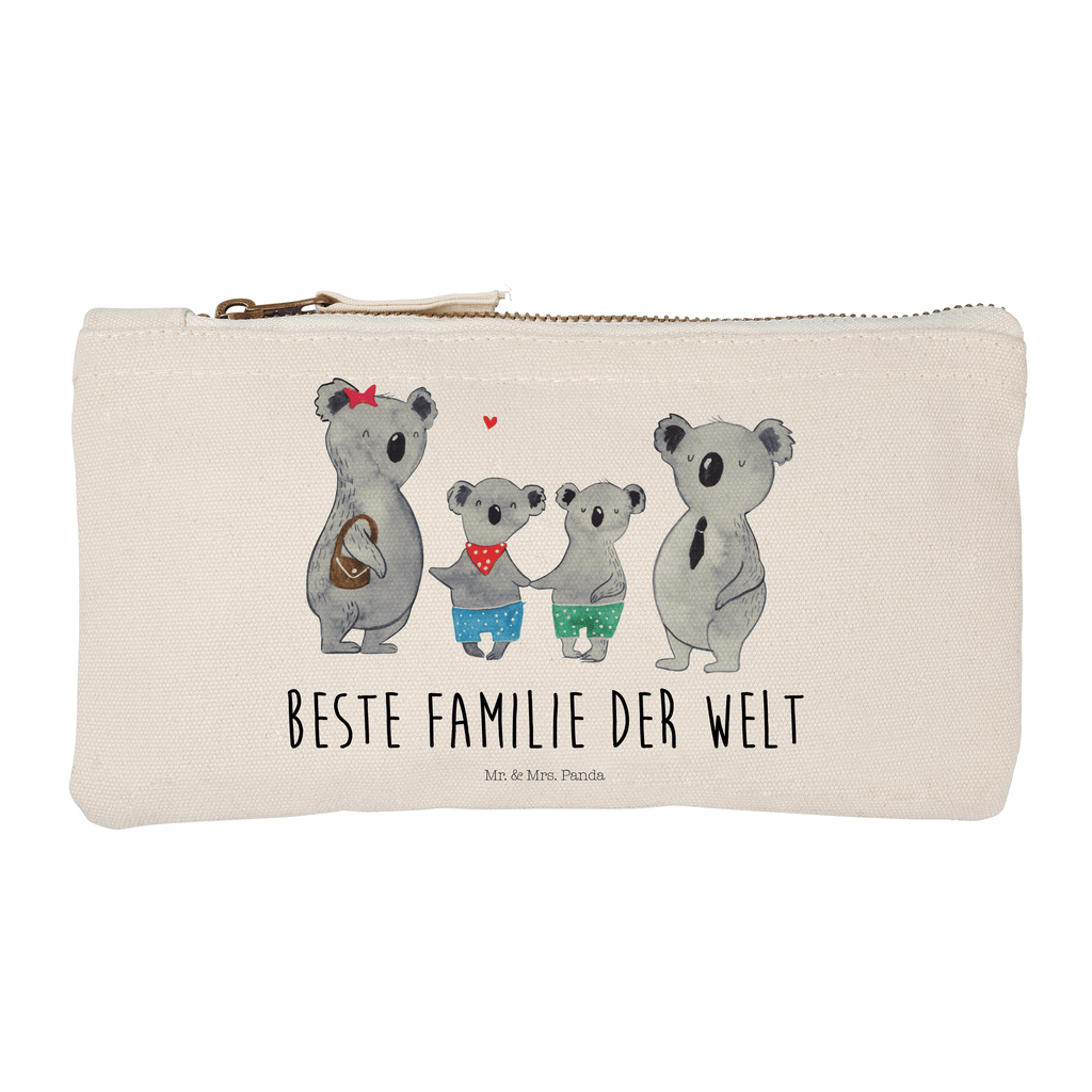 Schminktasche Koala Familie zwei Schminktasche, Kosmetiktasche, Kosmetikbeutel, Stiftemäppchen, Etui, Federmappe, Makeup, XXL, Schminketui, Kosmetiketui, Schlamperetui, Familie, Vatertag, Muttertag, Bruder, Schwester, Mama, Papa, Oma, Opa, Koala, Koalabär, beste Familie, Familienzeit, Familienleben, Koalafamilie, Lieblingsfamilie