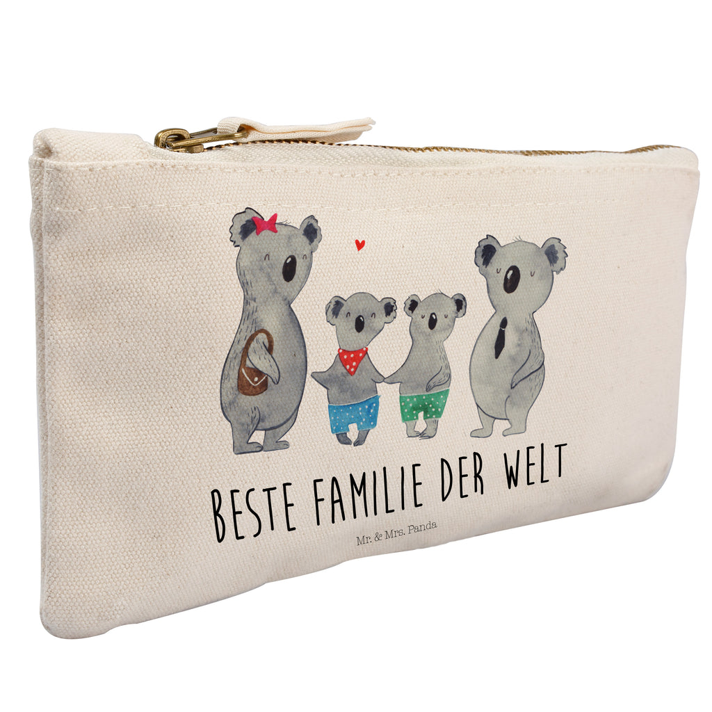 Schminktasche Koala Familie zwei Schminktasche, Kosmetiktasche, Kosmetikbeutel, Stiftemäppchen, Etui, Federmappe, Makeup, XXL, Schminketui, Kosmetiketui, Schlamperetui, Familie, Vatertag, Muttertag, Bruder, Schwester, Mama, Papa, Oma, Opa, Koala, Koalabär, beste Familie, Familienzeit, Familienleben, Koalafamilie, Lieblingsfamilie
