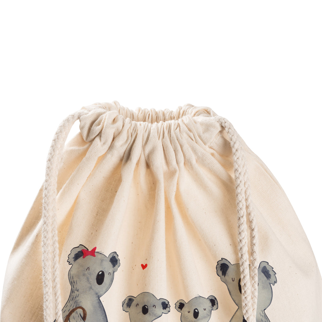 Sportbeutel Koala Familie zwei Turnbeutel, Beutel, Sporttasche, Tasche, Stoffbeutel, Familie, Vatertag, Muttertag, Bruder, Schwester, Mama, Papa, Oma, Opa, Koala, Koalabär, beste Familie, Familienzeit, Familienleben, Koalafamilie, Lieblingsfamilie