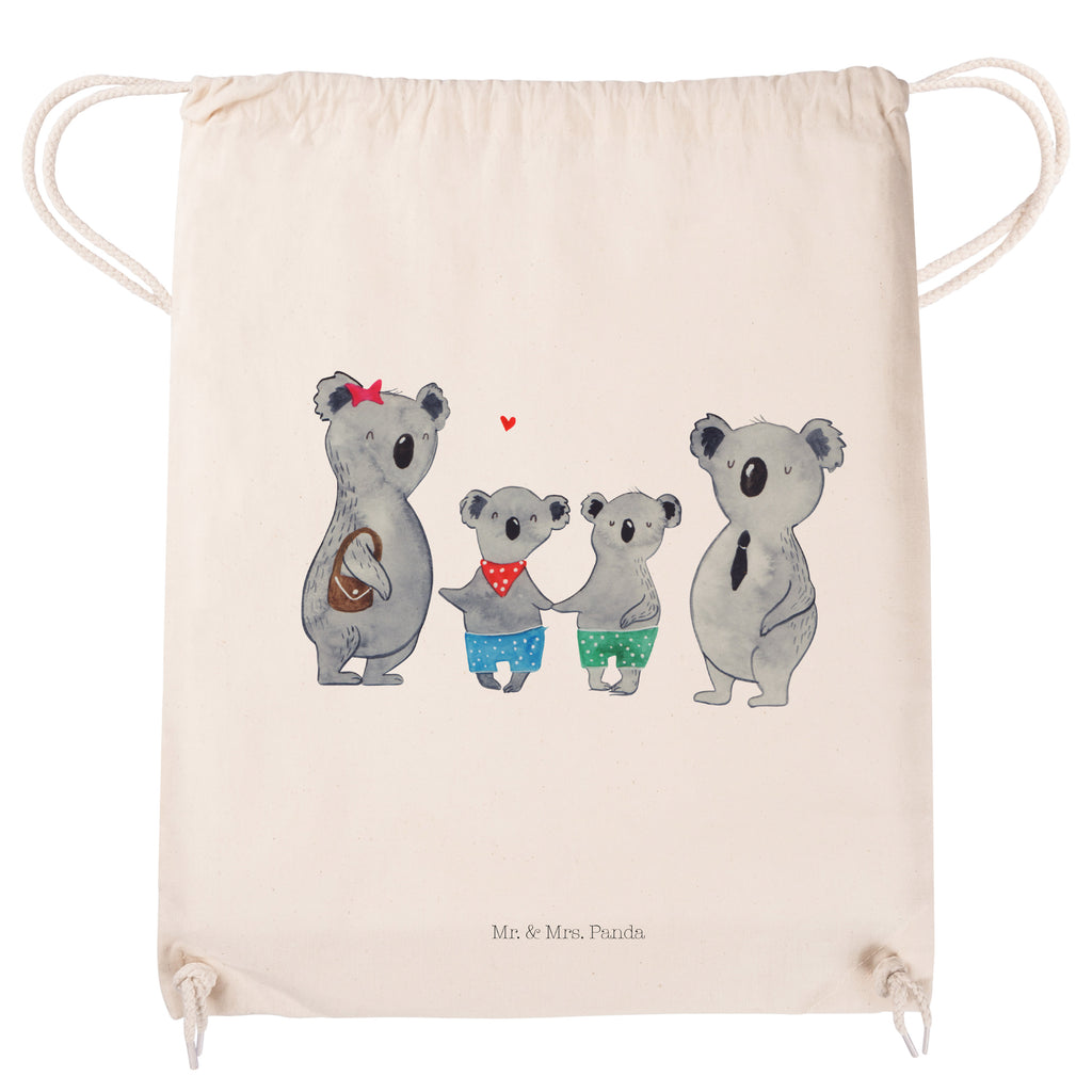 Sportbeutel Koala Familie zwei Turnbeutel, Beutel, Sporttasche, Tasche, Stoffbeutel, Familie, Vatertag, Muttertag, Bruder, Schwester, Mama, Papa, Oma, Opa, Koala, Koalabär, beste Familie, Familienzeit, Familienleben, Koalafamilie, Lieblingsfamilie