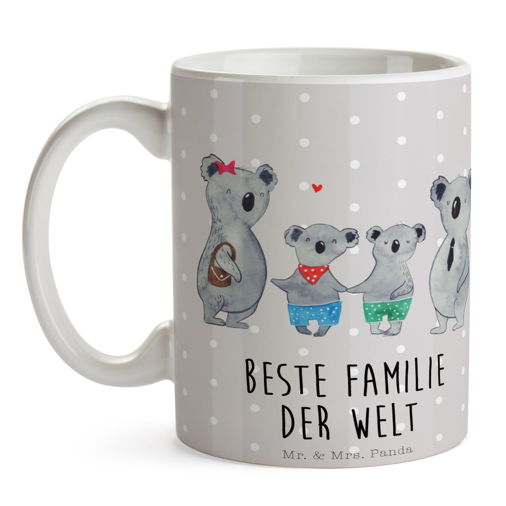 Tasse Koala Familie zwei Koala, Koalabär, Familie, beste Familie, Familienzeit, Familienleben, Koalafamilie, Lieblingsfamilie Becher, Kaffeetasse, Kaffeebecher, Tee, Frühstück, Büro  Familie, Vatertag, Muttertag, Bruder, Schwester, Mama, Papa, Oma, Opa