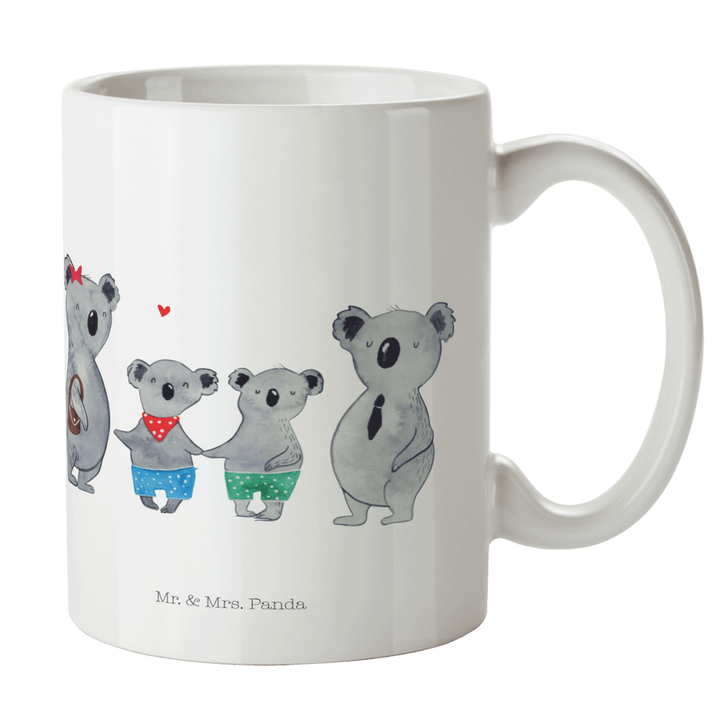 Tasse Koala Familie zwei Koala, Koalabär, Familie, beste Familie, Familienzeit, Familienleben, Koalafamilie, Lieblingsfamilie Becher, Kaffeetasse, Kaffeebecher, Tee, Frühstück, Büro  Familie, Vatertag, Muttertag, Bruder, Schwester, Mama, Papa, Oma, Opa