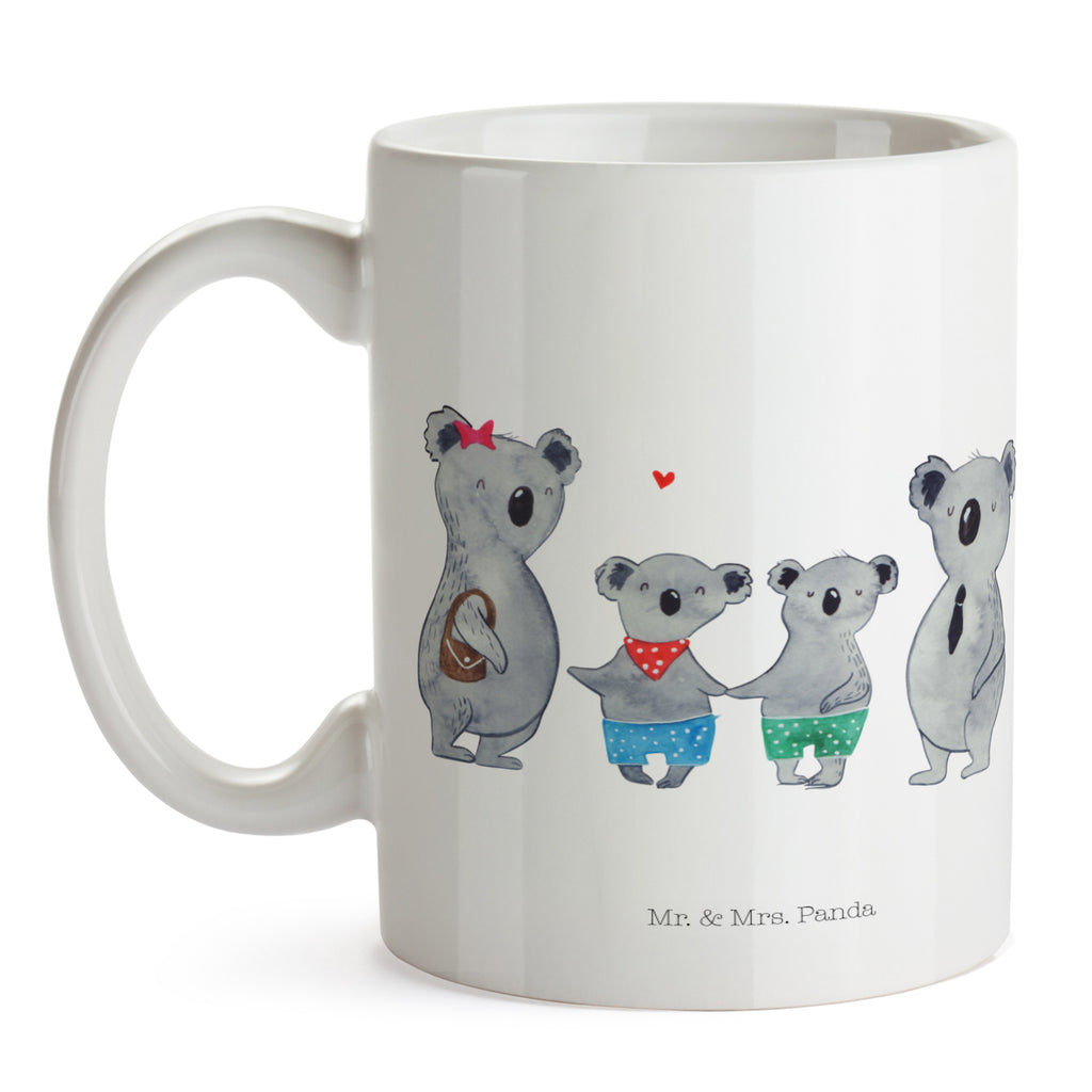 Tasse Koala Familie zwei Koala, Koalabär, Familie, beste Familie, Familienzeit, Familienleben, Koalafamilie, Lieblingsfamilie Becher, Kaffeetasse, Kaffeebecher, Tee, Frühstück, Büro  Familie, Vatertag, Muttertag, Bruder, Schwester, Mama, Papa, Oma, Opa