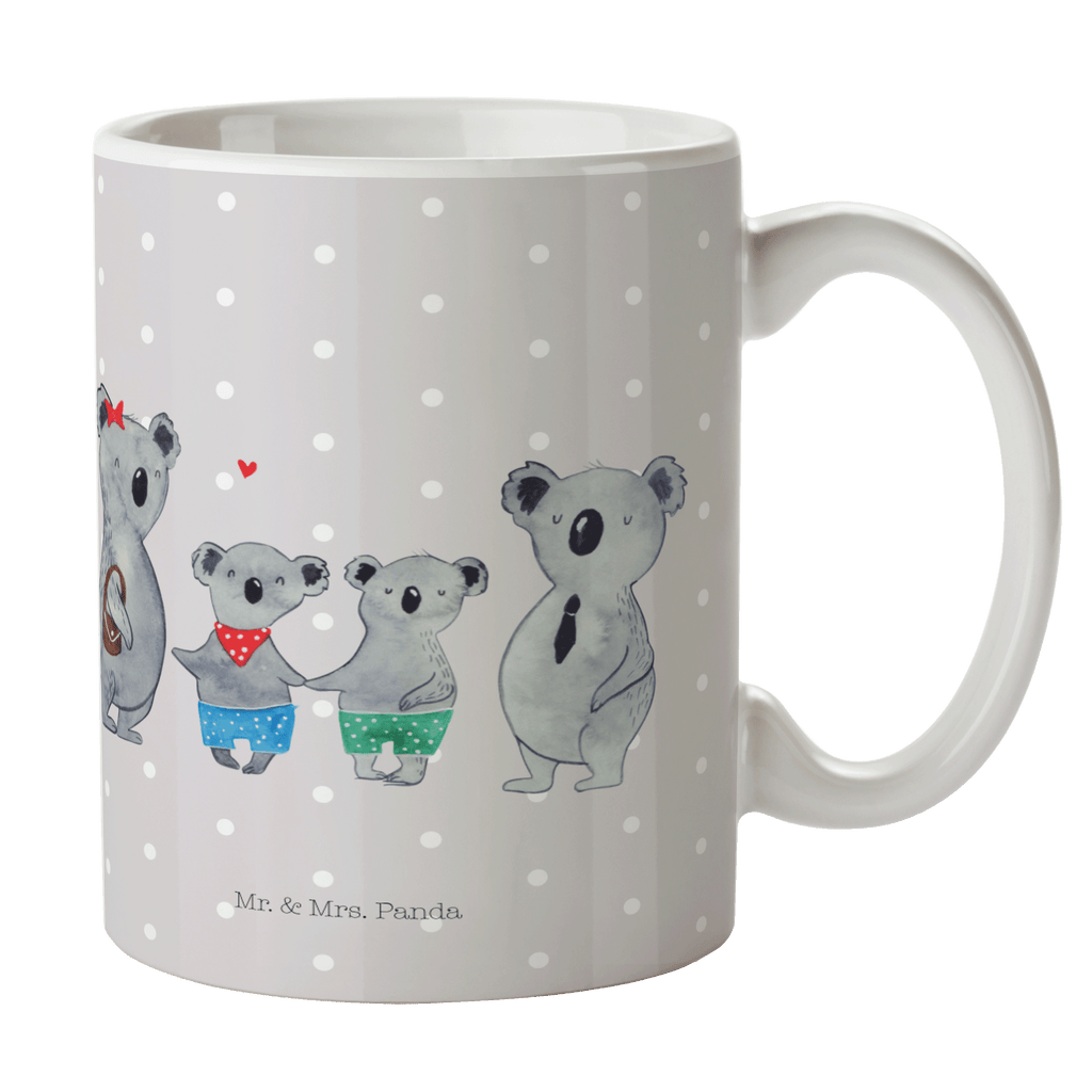 Tasse Koala Familie zwei Koala, Koalabär, Familie, beste Familie, Familienzeit, Familienleben, Koalafamilie, Lieblingsfamilie Becher, Kaffeetasse, Kaffeebecher, Tee, Frühstück, Büro  Familie, Vatertag, Muttertag, Bruder, Schwester, Mama, Papa, Oma, Opa