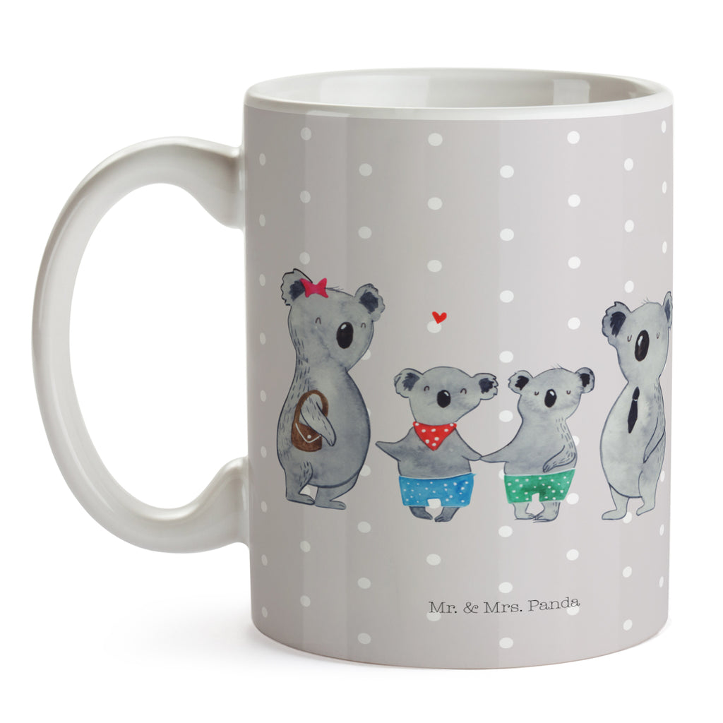 Tasse Koala Familie zwei Koala, Koalabär, Familie, beste Familie, Familienzeit, Familienleben, Koalafamilie, Lieblingsfamilie Becher, Kaffeetasse, Kaffeebecher, Tee, Frühstück, Büro  Familie, Vatertag, Muttertag, Bruder, Schwester, Mama, Papa, Oma, Opa