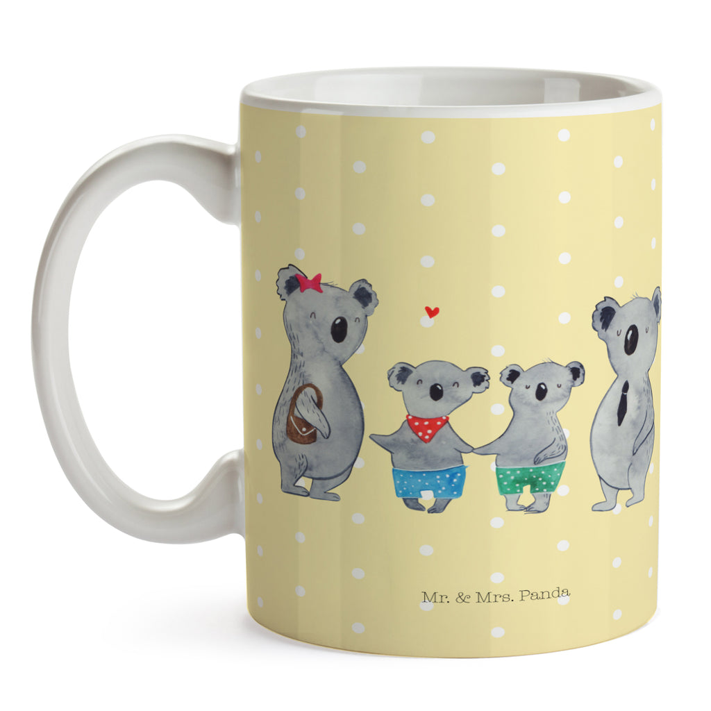 Tasse Koala Familie zwei Koala, Koalabär, Familie, beste Familie, Familienzeit, Familienleben, Koalafamilie, Lieblingsfamilie Becher, Kaffeetasse, Kaffeebecher, Tee, Frühstück, Büro  Familie, Vatertag, Muttertag, Bruder, Schwester, Mama, Papa, Oma, Opa