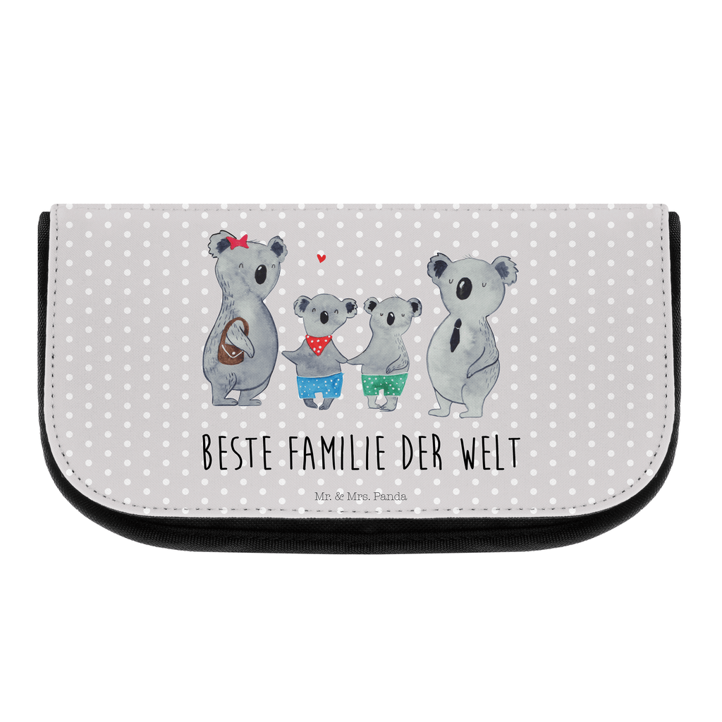 Kosmetiktasche Koala Familie zwei Kosmetikbeutel, Kulturtasche, Kulturbeutel, Schminktasche, Make-Up Tasche, Familie, Vatertag, Muttertag, Bruder, Schwester, Mama, Papa, Oma, Opa, Koala, Koalabär, beste Familie, Familienzeit, Familienleben, Koalafamilie, Lieblingsfamilie