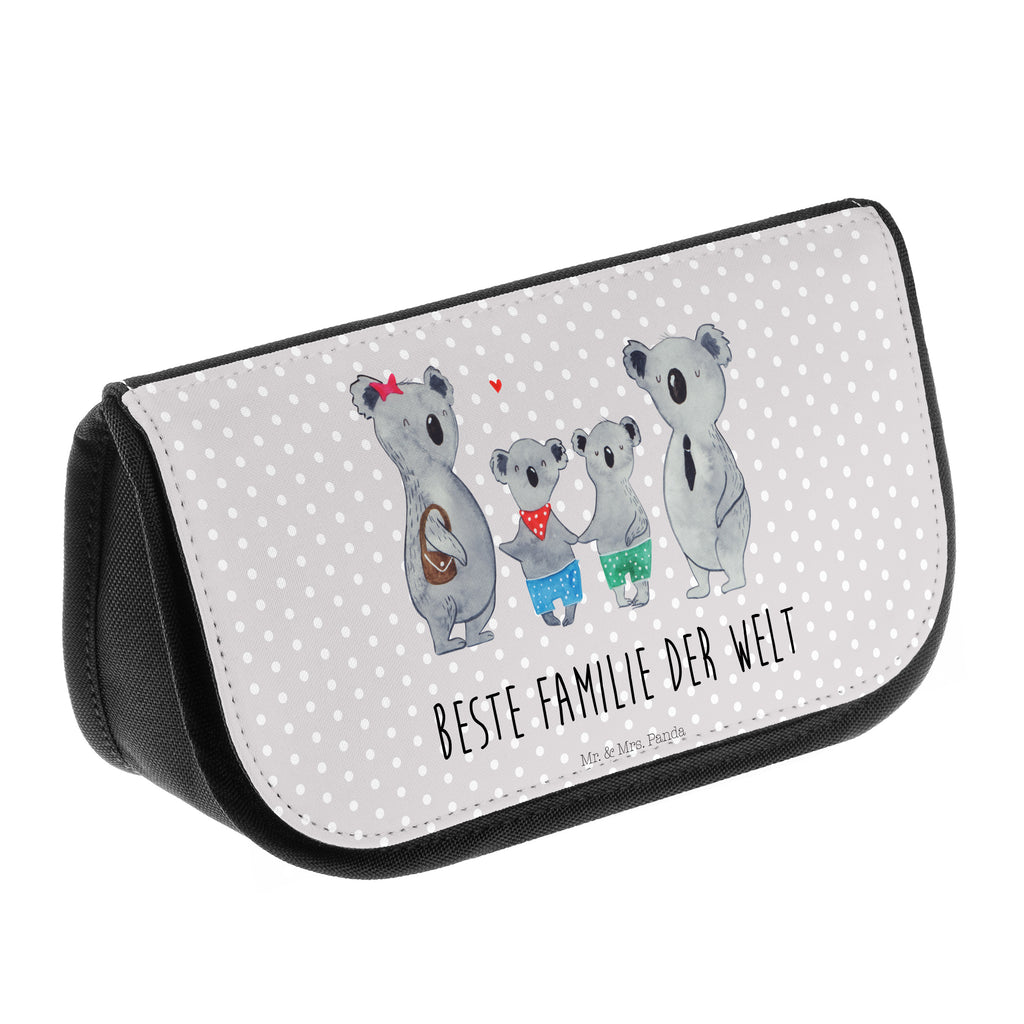 Kosmetiktasche Koala Familie zwei Kosmetikbeutel, Kulturtasche, Kulturbeutel, Schminktasche, Make-Up Tasche, Familie, Vatertag, Muttertag, Bruder, Schwester, Mama, Papa, Oma, Opa, Koala, Koalabär, beste Familie, Familienzeit, Familienleben, Koalafamilie, Lieblingsfamilie