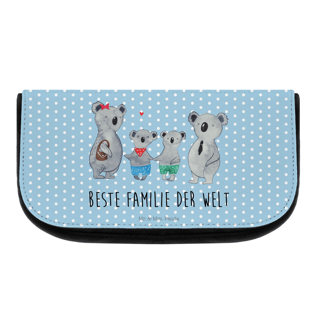 Kosmetiktasche Koala Familie zwei Kosmetikbeutel, Kulturtasche, Kulturbeutel, Schminktasche, Make-Up Tasche, Familie, Vatertag, Muttertag, Bruder, Schwester, Mama, Papa, Oma, Opa, Koala, Koalabär, beste Familie, Familienzeit, Familienleben, Koalafamilie, Lieblingsfamilie