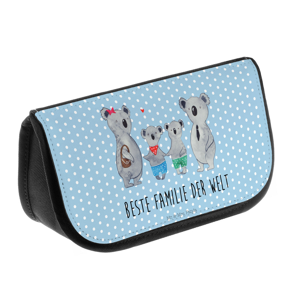 Kosmetiktasche Koala Familie zwei Kosmetikbeutel, Kulturtasche, Kulturbeutel, Schminktasche, Make-Up Tasche, Familie, Vatertag, Muttertag, Bruder, Schwester, Mama, Papa, Oma, Opa, Koala, Koalabär, beste Familie, Familienzeit, Familienleben, Koalafamilie, Lieblingsfamilie