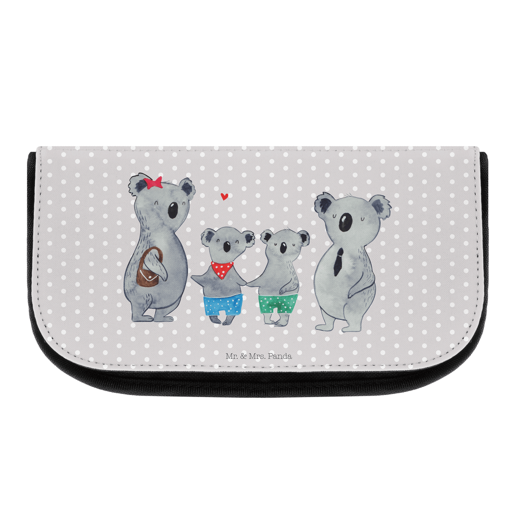 Kosmetiktasche Koala Familie zwei Kosmetikbeutel, Kulturtasche, Kulturbeutel, Schminktasche, Make-Up Tasche, Familie, Vatertag, Muttertag, Bruder, Schwester, Mama, Papa, Oma, Opa, Koala, Koalabär, beste Familie, Familienzeit, Familienleben, Koalafamilie, Lieblingsfamilie