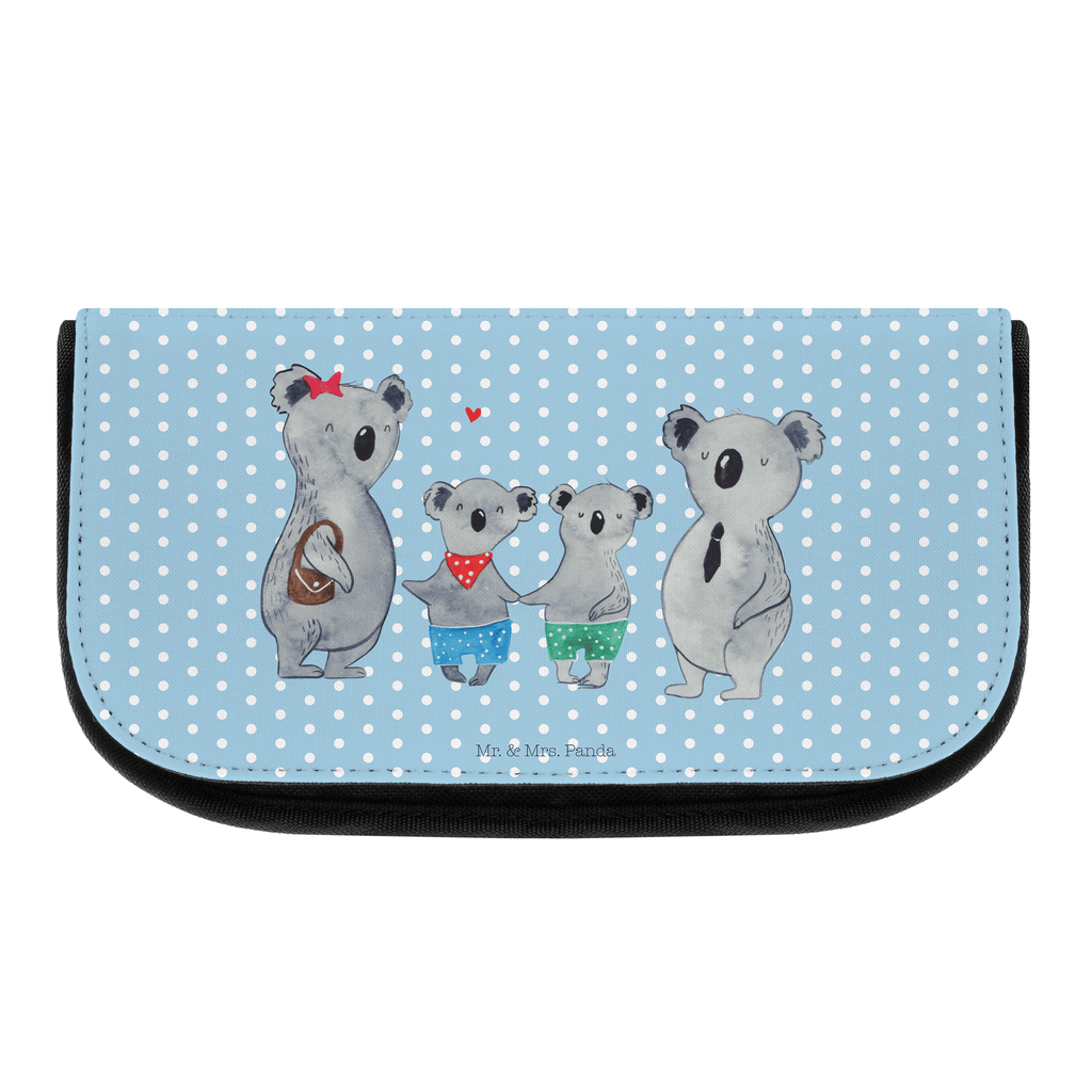 Kosmetiktasche Koala Familie zwei Kosmetikbeutel, Kulturtasche, Kulturbeutel, Schminktasche, Make-Up Tasche, Familie, Vatertag, Muttertag, Bruder, Schwester, Mama, Papa, Oma, Opa, Koala, Koalabär, beste Familie, Familienzeit, Familienleben, Koalafamilie, Lieblingsfamilie