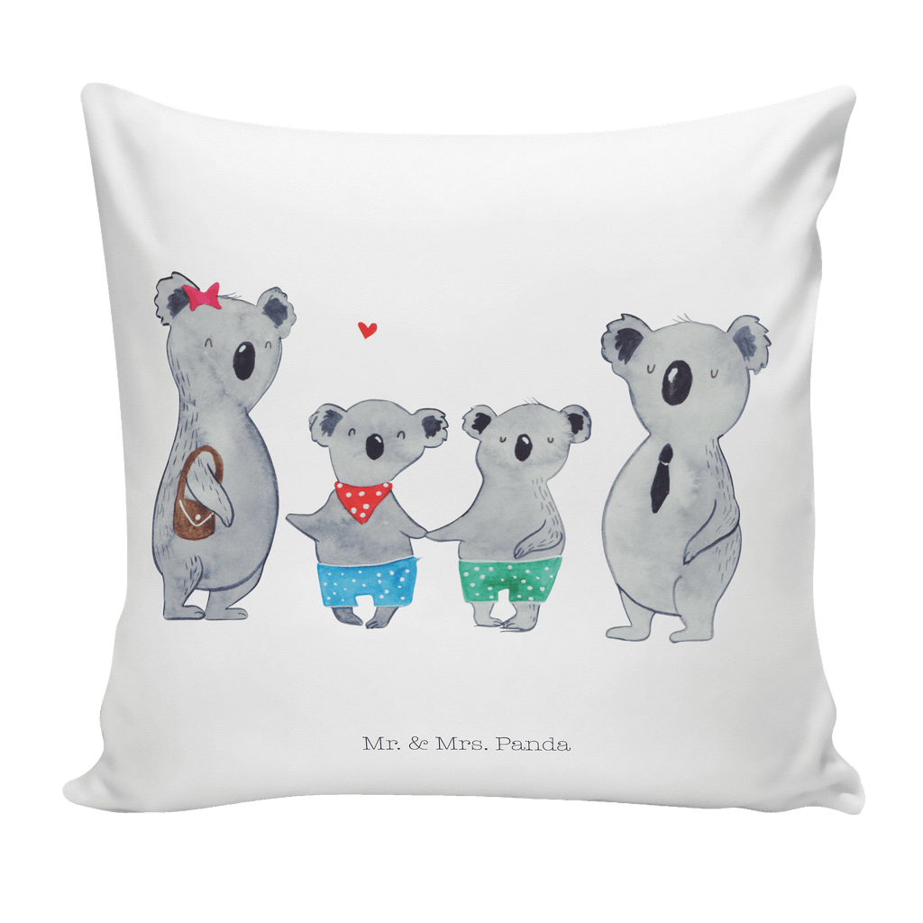 40x40 Kissen Koala Familie zwei Kissenhülle, Kopfkissen, Sofakissen, Dekokissen, Motivkissen, Familie, Vatertag, Muttertag, Bruder, Schwester, Mama, Papa, Oma, Opa, Koala, Koalabär, beste Familie, Familienzeit, Familienleben, Koalafamilie, Lieblingsfamilie