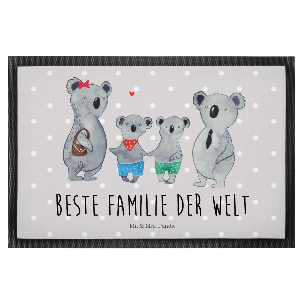 Fußmatte Koala Familie zwei Koala, Koalabär, Familie, beste Familie, Familienzeit, Familienleben, Koalafamilie, Lieblingsfamilie Türvorleger, Schmutzmatte, Fußabtreter, Matte, Schmutzfänger, Fußabstreifer, Schmutzfangmatte, Türmatte, Motivfußmatte,  Haustürmatte, Vorleger  Familie, Vatertag, Muttertag, Bruder, Schwester, Mama, Papa, Oma, Opa