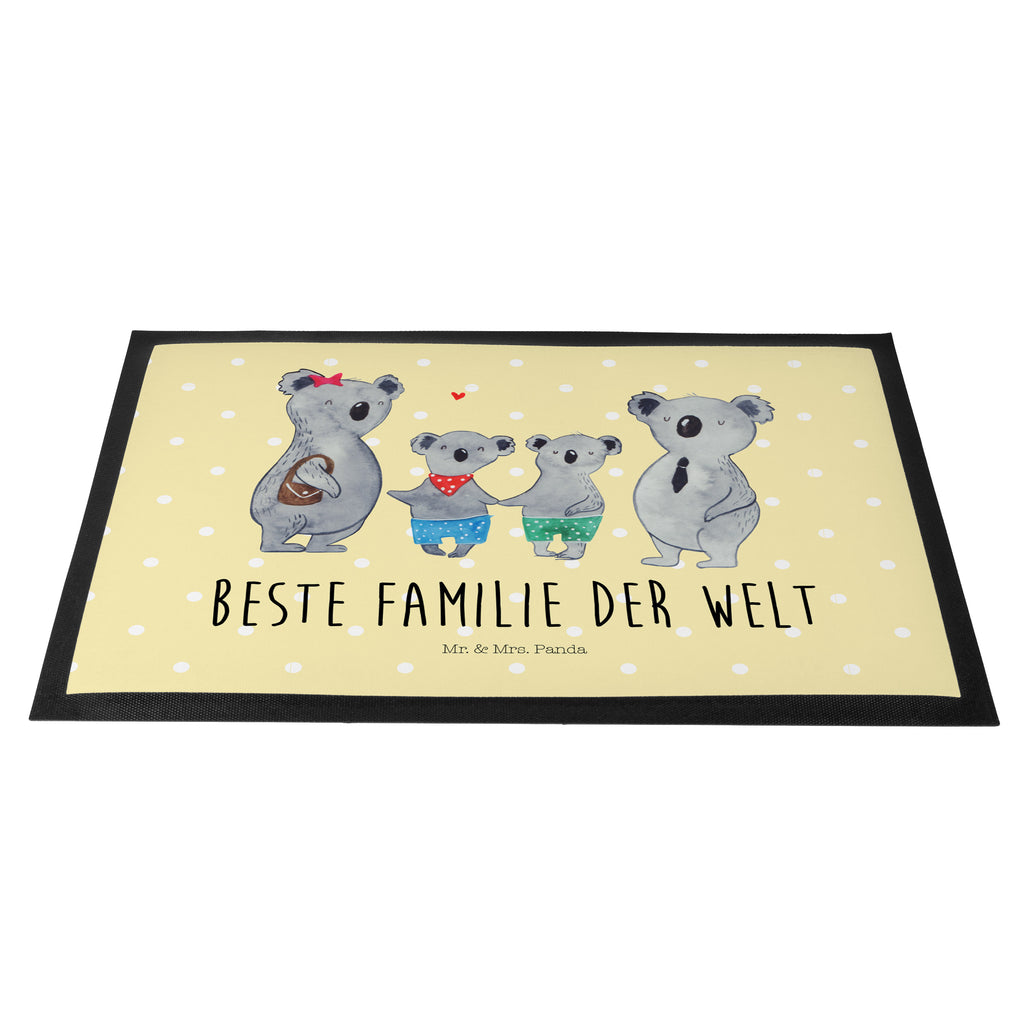 Fußmatte Koala Familie zwei Koala, Koalabär, Familie, beste Familie, Familienzeit, Familienleben, Koalafamilie, Lieblingsfamilie Türvorleger, Schmutzmatte, Fußabtreter, Matte, Schmutzfänger, Fußabstreifer, Schmutzfangmatte, Türmatte, Motivfußmatte,  Haustürmatte, Vorleger  Familie, Vatertag, Muttertag, Bruder, Schwester, Mama, Papa, Oma, Opa