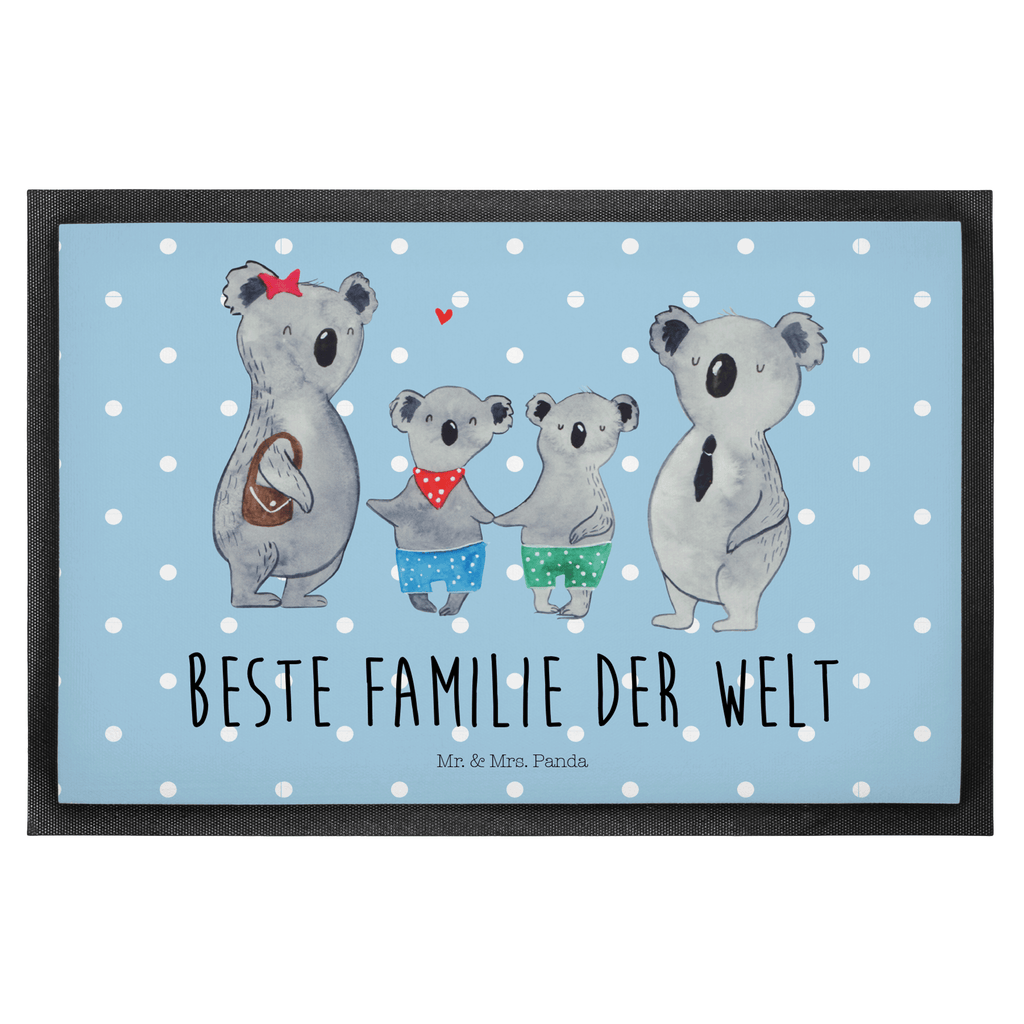 Fußmatte Koala Familie zwei Koala, Koalabär, Familie, beste Familie, Familienzeit, Familienleben, Koalafamilie, Lieblingsfamilie Türvorleger, Schmutzmatte, Fußabtreter, Matte, Schmutzfänger, Fußabstreifer, Schmutzfangmatte, Türmatte, Motivfußmatte,  Haustürmatte, Vorleger  Familie, Vatertag, Muttertag, Bruder, Schwester, Mama, Papa, Oma, Opa