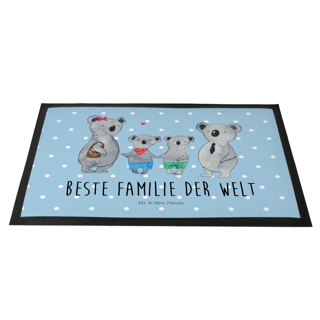 Fußmatte Koala Familie zwei Koala, Koalabär, Familie, beste Familie, Familienzeit, Familienleben, Koalafamilie, Lieblingsfamilie Türvorleger, Schmutzmatte, Fußabtreter, Matte, Schmutzfänger, Fußabstreifer, Schmutzfangmatte, Türmatte, Motivfußmatte,  Haustürmatte, Vorleger  Familie, Vatertag, Muttertag, Bruder, Schwester, Mama, Papa, Oma, Opa