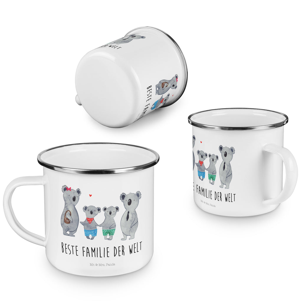 Camping Emaille Tasse Koala Familie zwei Campingtasse, Trinkbecher, Metalltasse, Outdoor Tasse, Emaille Trinkbecher, Blechtasse Outdoor, Emaille Campingbecher, Edelstahl Trinkbecher, Metalltasse für Camping, Kaffee Blechtasse, Camping Tasse Metall, Familie, Vatertag, Muttertag, Bruder, Schwester, Mama, Papa, Oma, Opa, Koala, Koalabär, beste Familie, Familienzeit, Familienleben, Koalafamilie, Lieblingsfamilie