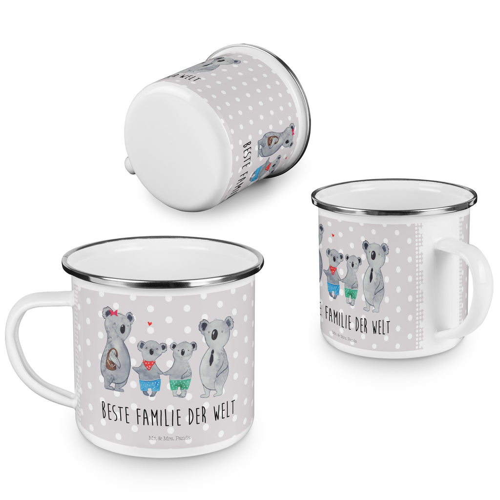 Camping Emaille Tasse Koala Familie zwei Campingtasse, Trinkbecher, Metalltasse, Outdoor Tasse, Emaille Trinkbecher, Blechtasse Outdoor, Emaille Campingbecher, Edelstahl Trinkbecher, Metalltasse für Camping, Kaffee Blechtasse, Camping Tasse Metall, Familie, Vatertag, Muttertag, Bruder, Schwester, Mama, Papa, Oma, Opa, Koala, Koalabär, beste Familie, Familienzeit, Familienleben, Koalafamilie, Lieblingsfamilie