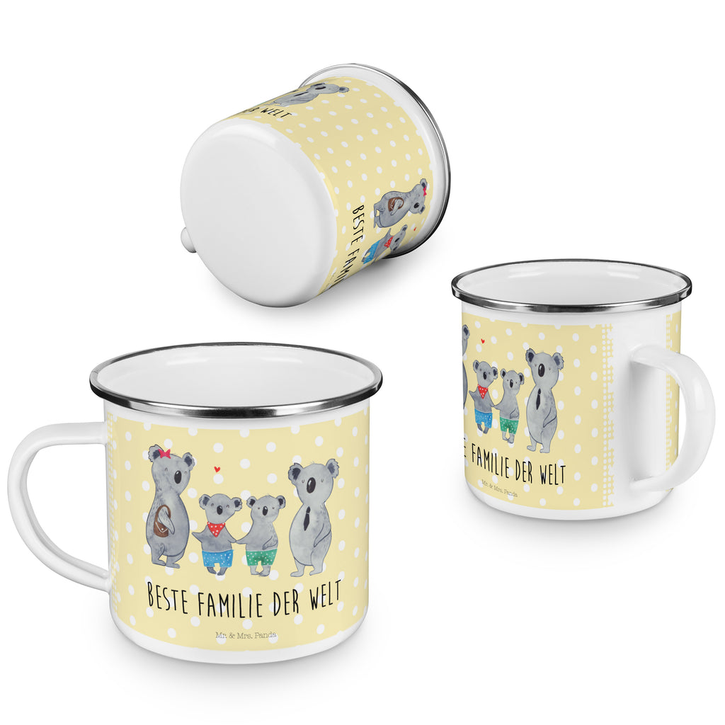 Camping Emaille Tasse Koala Familie zwei Campingtasse, Trinkbecher, Metalltasse, Outdoor Tasse, Emaille Trinkbecher, Blechtasse Outdoor, Emaille Campingbecher, Edelstahl Trinkbecher, Metalltasse für Camping, Kaffee Blechtasse, Camping Tasse Metall, Familie, Vatertag, Muttertag, Bruder, Schwester, Mama, Papa, Oma, Opa, Koala, Koalabär, beste Familie, Familienzeit, Familienleben, Koalafamilie, Lieblingsfamilie