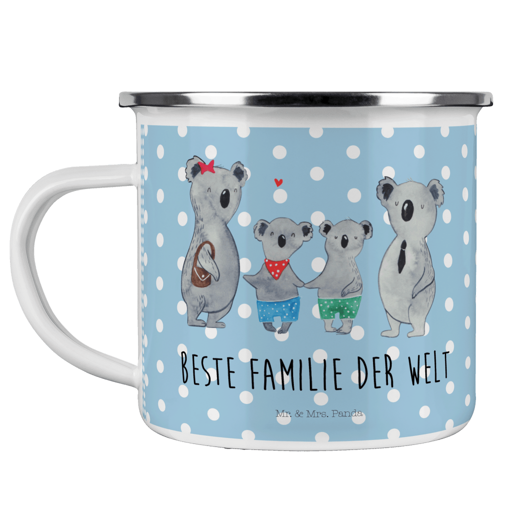 Camping Emaille Tasse Koala Familie zwei Campingtasse, Trinkbecher, Metalltasse, Outdoor Tasse, Emaille Trinkbecher, Blechtasse Outdoor, Emaille Campingbecher, Edelstahl Trinkbecher, Metalltasse für Camping, Kaffee Blechtasse, Camping Tasse Metall, Familie, Vatertag, Muttertag, Bruder, Schwester, Mama, Papa, Oma, Opa, Koala, Koalabär, beste Familie, Familienzeit, Familienleben, Koalafamilie, Lieblingsfamilie