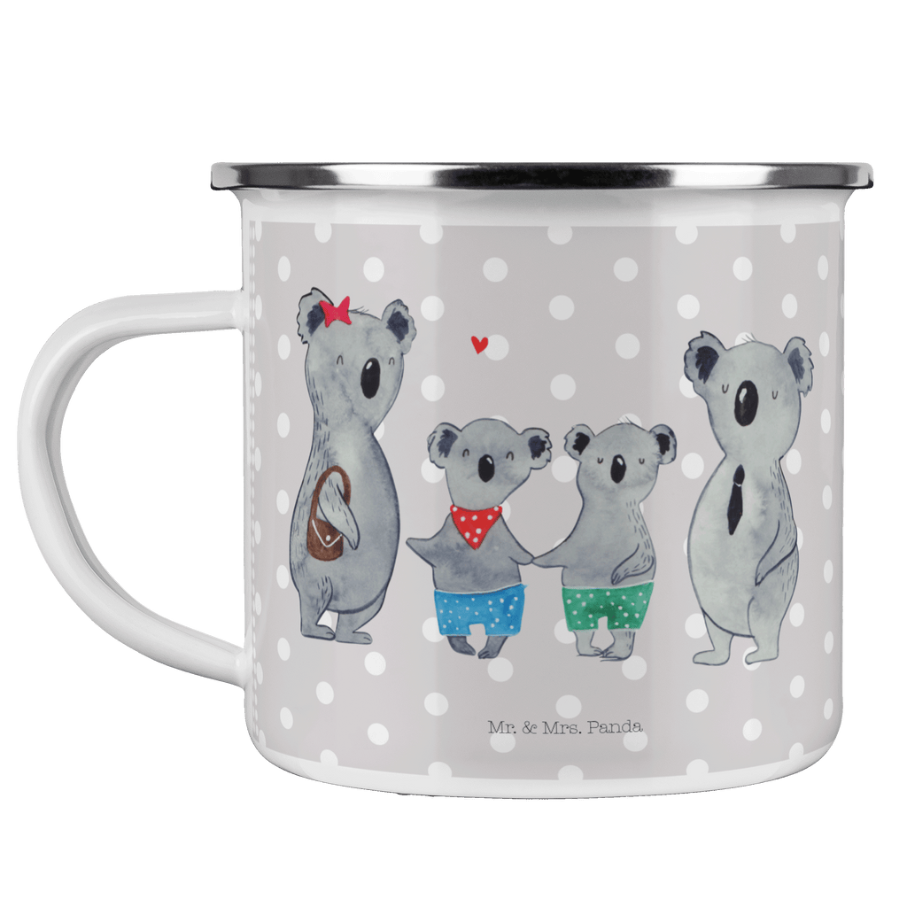Camping Emaille Tasse Koala Familie zwei Campingtasse, Trinkbecher, Metalltasse, Outdoor Tasse, Emaille Trinkbecher, Blechtasse Outdoor, Emaille Campingbecher, Edelstahl Trinkbecher, Metalltasse für Camping, Kaffee Blechtasse, Camping Tasse Metall, Familie, Vatertag, Muttertag, Bruder, Schwester, Mama, Papa, Oma, Opa, Koala, Koalabär, beste Familie, Familienzeit, Familienleben, Koalafamilie, Lieblingsfamilie