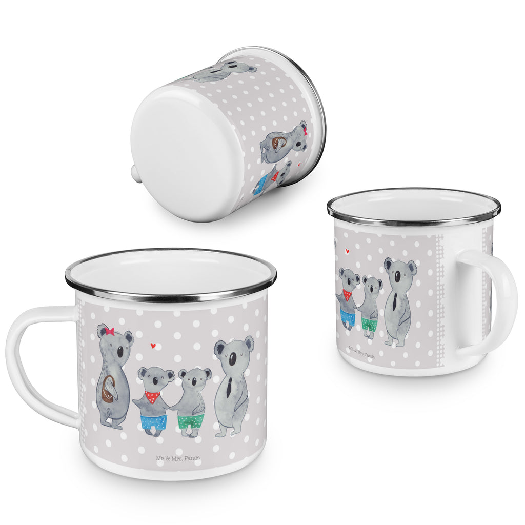 Camping Emaille Tasse Koala Familie zwei Campingtasse, Trinkbecher, Metalltasse, Outdoor Tasse, Emaille Trinkbecher, Blechtasse Outdoor, Emaille Campingbecher, Edelstahl Trinkbecher, Metalltasse für Camping, Kaffee Blechtasse, Camping Tasse Metall, Familie, Vatertag, Muttertag, Bruder, Schwester, Mama, Papa, Oma, Opa, Koala, Koalabär, beste Familie, Familienzeit, Familienleben, Koalafamilie, Lieblingsfamilie