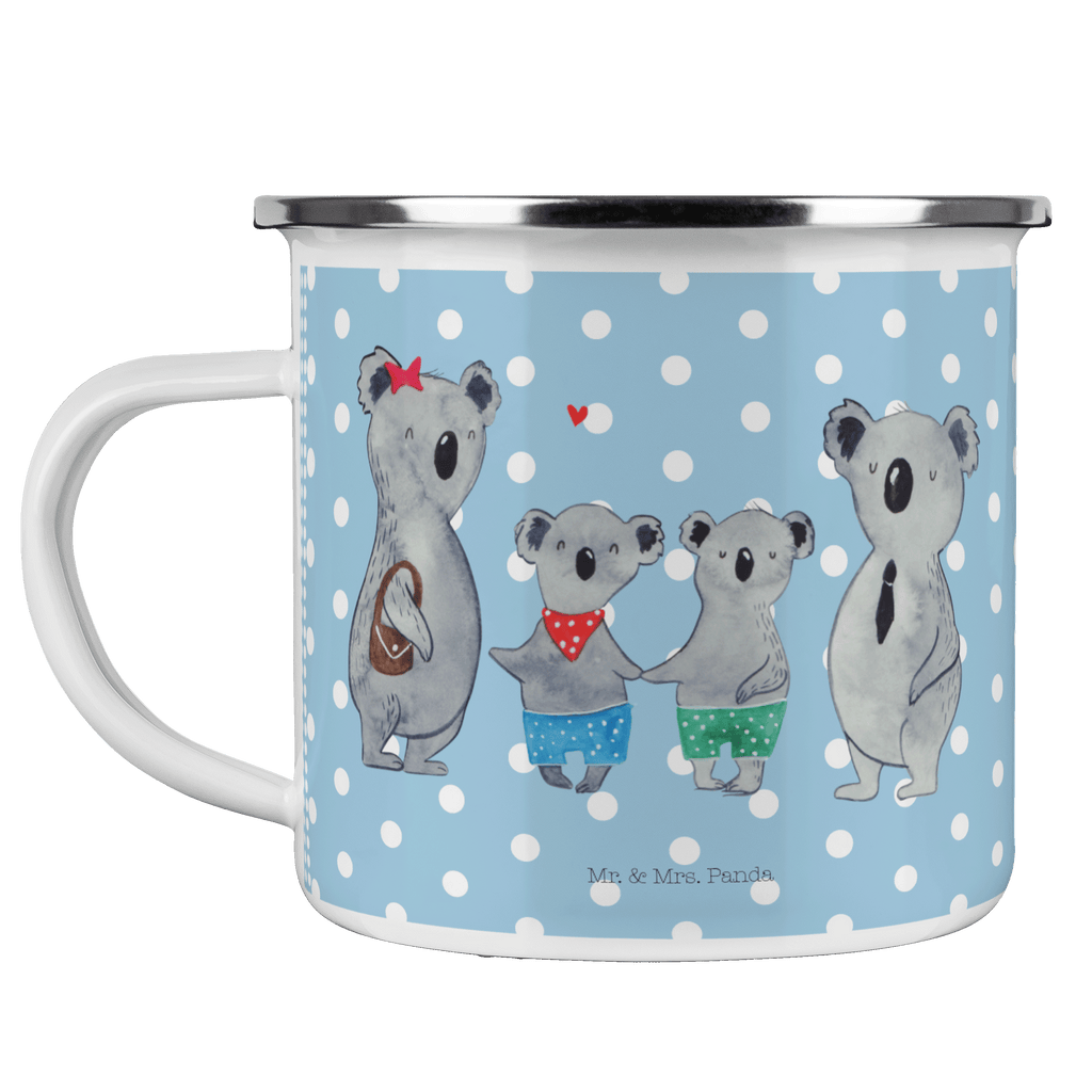 Camping Emaille Tasse Koala Familie zwei Campingtasse, Trinkbecher, Metalltasse, Outdoor Tasse, Emaille Trinkbecher, Blechtasse Outdoor, Emaille Campingbecher, Edelstahl Trinkbecher, Metalltasse für Camping, Kaffee Blechtasse, Camping Tasse Metall, Familie, Vatertag, Muttertag, Bruder, Schwester, Mama, Papa, Oma, Opa, Koala, Koalabär, beste Familie, Familienzeit, Familienleben, Koalafamilie, Lieblingsfamilie