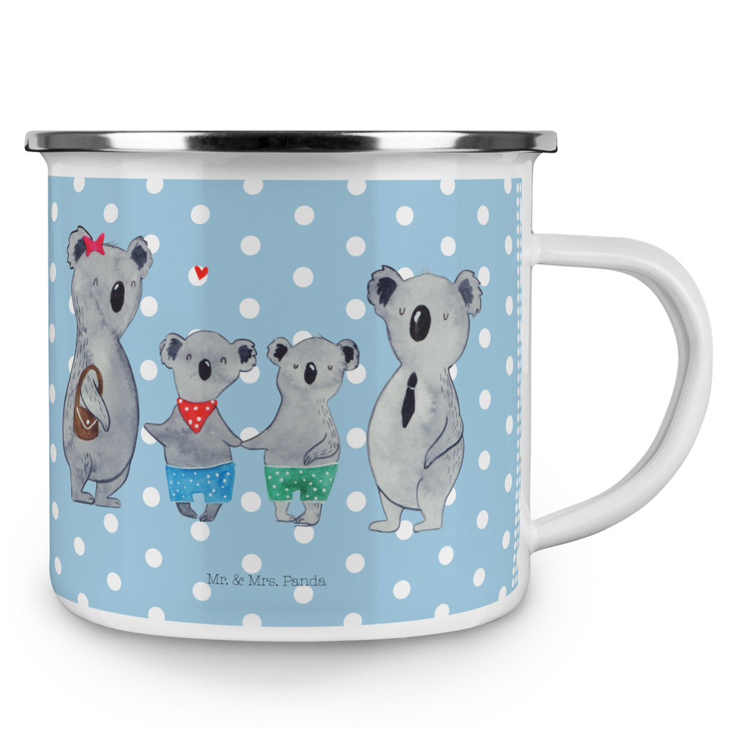 Camping Emaille Tasse Koala Familie zwei Campingtasse, Trinkbecher, Metalltasse, Outdoor Tasse, Emaille Trinkbecher, Blechtasse Outdoor, Emaille Campingbecher, Edelstahl Trinkbecher, Metalltasse für Camping, Kaffee Blechtasse, Camping Tasse Metall, Familie, Vatertag, Muttertag, Bruder, Schwester, Mama, Papa, Oma, Opa, Koala, Koalabär, beste Familie, Familienzeit, Familienleben, Koalafamilie, Lieblingsfamilie