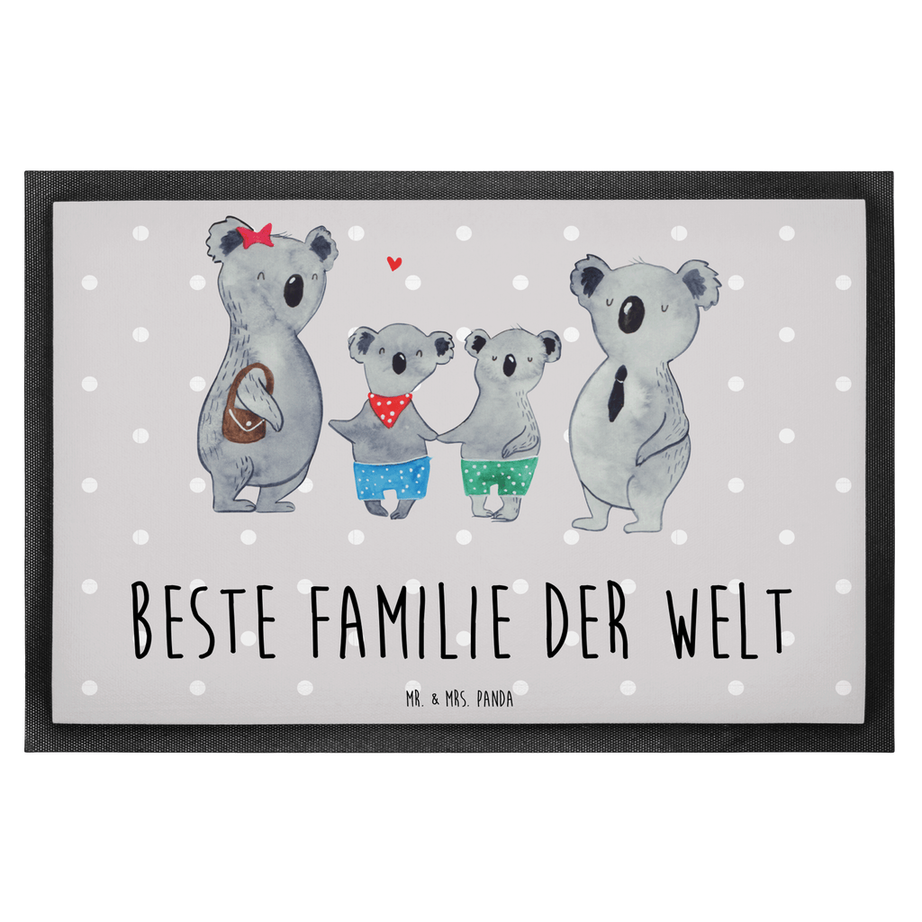 Fußmatte Koala Familie zwei Koala, Koalabär, Familie, beste Familie, Familienzeit, Familienleben, Koalafamilie, Lieblingsfamilie Türvorleger, Schmutzmatte, Fußabtreter, Matte, Schmutzfänger, Fußabstreifer, Schmutzfangmatte, Türmatte, Motivfußmatte,  Haustürmatte, Vorleger  Familie, Vatertag, Muttertag, Bruder, Schwester, Mama, Papa, Oma, Opa