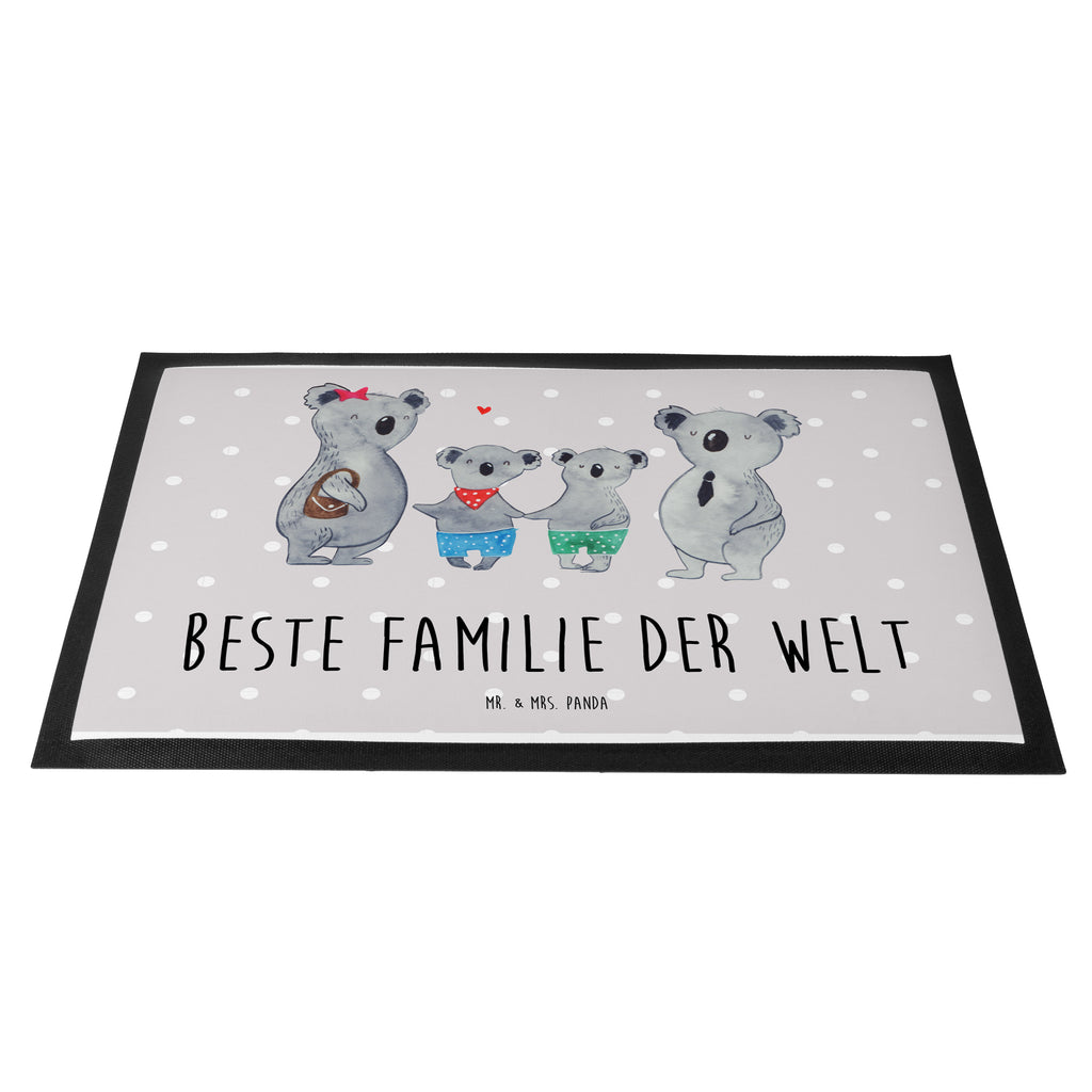Fußmatte Koala Familie zwei Koala, Koalabär, Familie, beste Familie, Familienzeit, Familienleben, Koalafamilie, Lieblingsfamilie Türvorleger, Schmutzmatte, Fußabtreter, Matte, Schmutzfänger, Fußabstreifer, Schmutzfangmatte, Türmatte, Motivfußmatte,  Haustürmatte, Vorleger  Familie, Vatertag, Muttertag, Bruder, Schwester, Mama, Papa, Oma, Opa