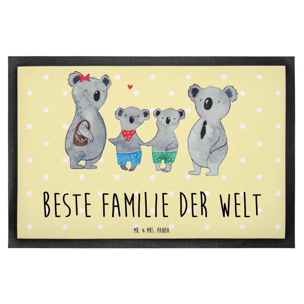 Fußmatte Koala Familie zwei Koala, Koalabär, Familie, beste Familie, Familienzeit, Familienleben, Koalafamilie, Lieblingsfamilie Türvorleger, Schmutzmatte, Fußabtreter, Matte, Schmutzfänger, Fußabstreifer, Schmutzfangmatte, Türmatte, Motivfußmatte,  Haustürmatte, Vorleger  Familie, Vatertag, Muttertag, Bruder, Schwester, Mama, Papa, Oma, Opa