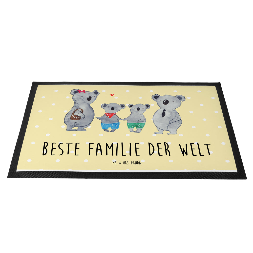 Fußmatte Koala Familie zwei Koala, Koalabär, Familie, beste Familie, Familienzeit, Familienleben, Koalafamilie, Lieblingsfamilie Türvorleger, Schmutzmatte, Fußabtreter, Matte, Schmutzfänger, Fußabstreifer, Schmutzfangmatte, Türmatte, Motivfußmatte,  Haustürmatte, Vorleger  Familie, Vatertag, Muttertag, Bruder, Schwester, Mama, Papa, Oma, Opa