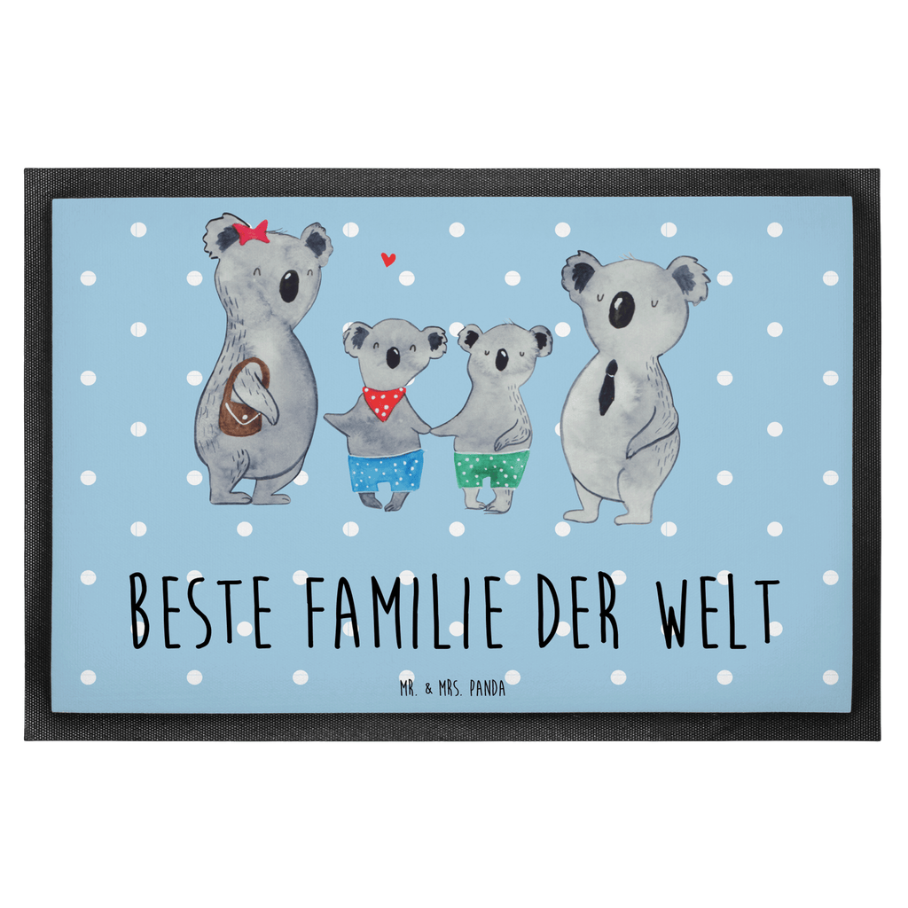 Fußmatte Koala Familie zwei Koala, Koalabär, Familie, beste Familie, Familienzeit, Familienleben, Koalafamilie, Lieblingsfamilie Türvorleger, Schmutzmatte, Fußabtreter, Matte, Schmutzfänger, Fußabstreifer, Schmutzfangmatte, Türmatte, Motivfußmatte,  Haustürmatte, Vorleger  Familie, Vatertag, Muttertag, Bruder, Schwester, Mama, Papa, Oma, Opa