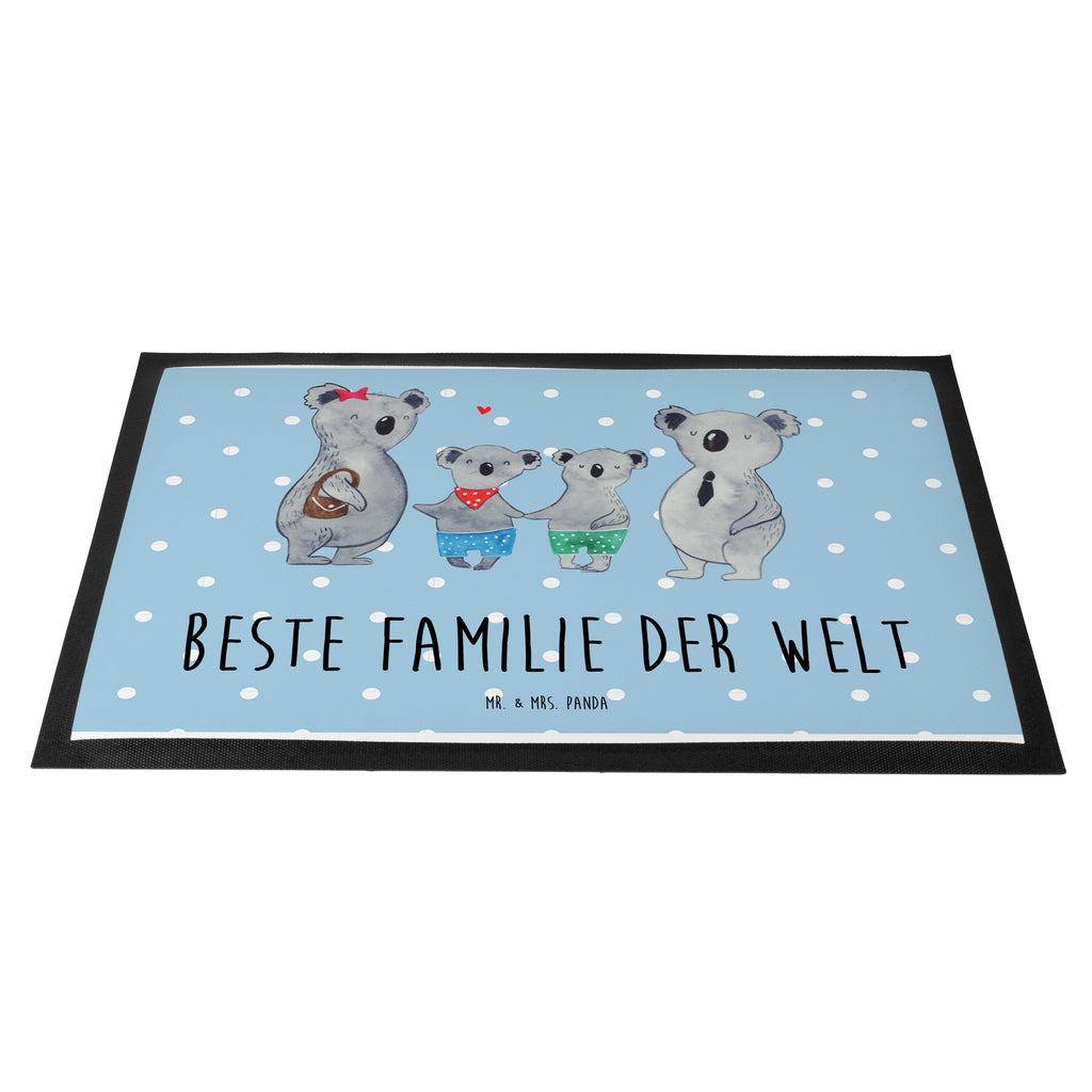 Fußmatte Koala Familie zwei Koala, Koalabär, Familie, beste Familie, Familienzeit, Familienleben, Koalafamilie, Lieblingsfamilie Türvorleger, Schmutzmatte, Fußabtreter, Matte, Schmutzfänger, Fußabstreifer, Schmutzfangmatte, Türmatte, Motivfußmatte,  Haustürmatte, Vorleger  Familie, Vatertag, Muttertag, Bruder, Schwester, Mama, Papa, Oma, Opa